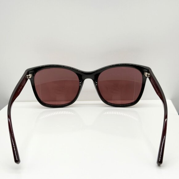 Armani Exchange AX4105SF Sunglasses Shiny Black Mirror Violet Women's *Note Pix* - Picture 5 of 13